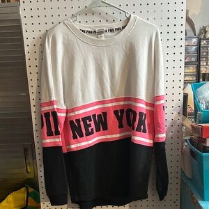 Pink Campus small oversized sweatshirt
